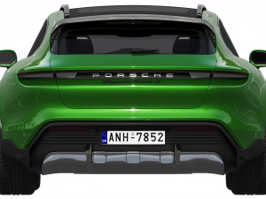 porsche taycan turbo s cross turismo 2021 3Dモデル