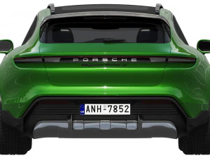 porsche taycan turbo s cross turismo 2021 3D Model