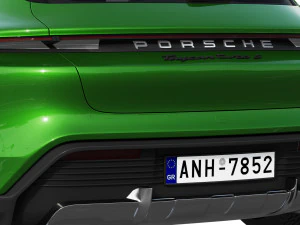 porsche taycan turbo s cross turismo 2021 3D Model