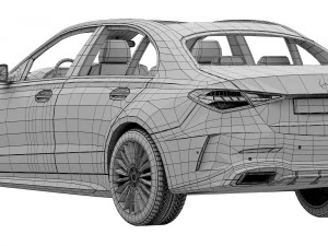 mercedes-benz c-class 2022 3D Model
