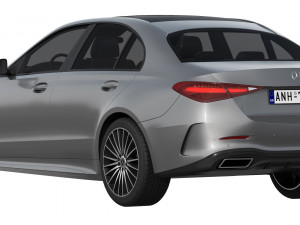 mercedes-benz c-class 2022 3D Модель