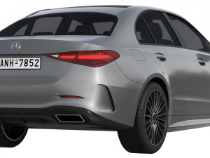 mercedes-benz c-class 2022 3D Модель