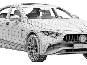 mercedes-amg cls 53 2022 3D 모델