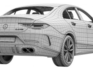 mercedes-amg cls 53 2022 3D 모델