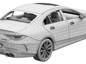 mercedes-amg cls 53 2022 3D 모델