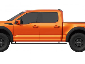 ford-f-150 raptor 2021 Modelo 3D