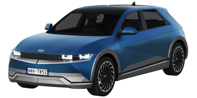 hyundai ioniq 5 2022 3Dモデル .c4d .max .obj .3ds .fbx .stl .blend 