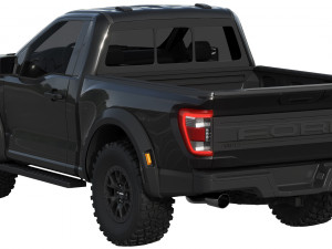 ford-f150 raptor regular cab 2022 3D Model