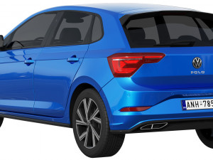 volkswagen polo 2022 Modello 3D