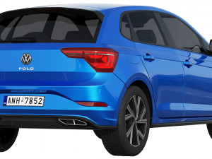 volkswagen polo 2022 Modello 3D