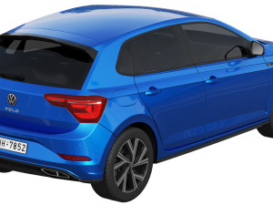 volkswagen polo 2022 Modello 3D