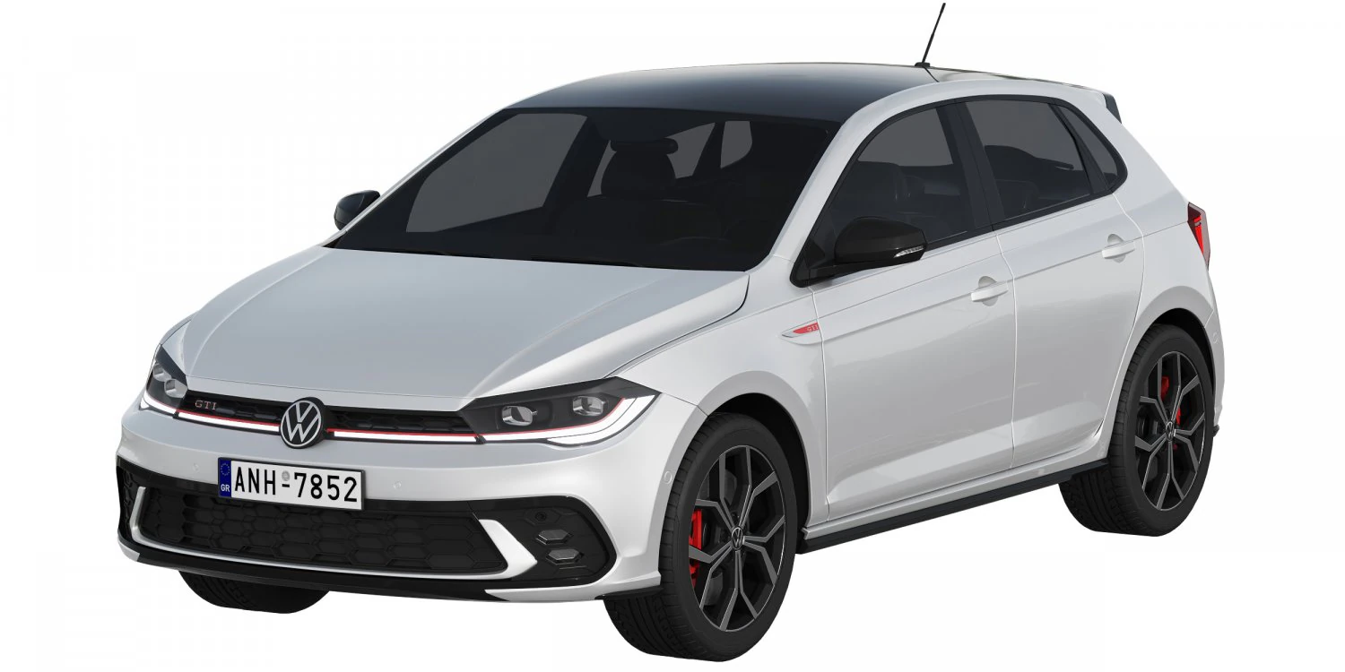 volkswagen polo gti 2022 Modelo 3D .c4d .max .obj .3ds .fbx .stl .blend 