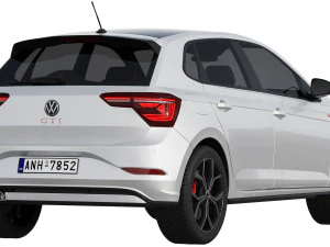 volkswagen polo gti 2022 Modelo 3D