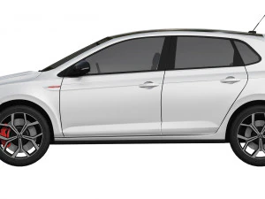 volkswagen polo gti 2022 Modelo 3D