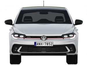 volkswagen polo gti 2022 3D 模型