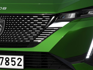peugeot 308 hybrid 2022 3Dモデル