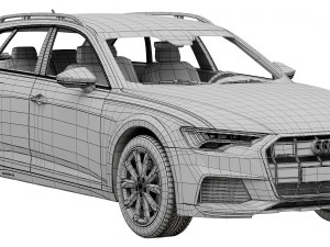 audi a6 allroad quattro 3D Модель