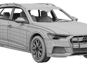 audi a6 allroad quattro 3D Model