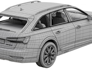 audi a6 allroad quattro 3D Модель