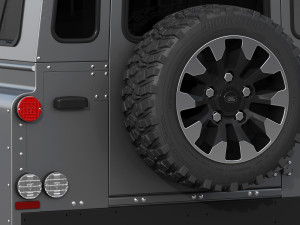 land rover defender works v8 4-door 2018 3D Модель