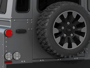 land rover defender funciona v8 4 puertas 2018 Modelo 3D
