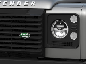 land rover defender works v8 4-door 2018 3D Модель