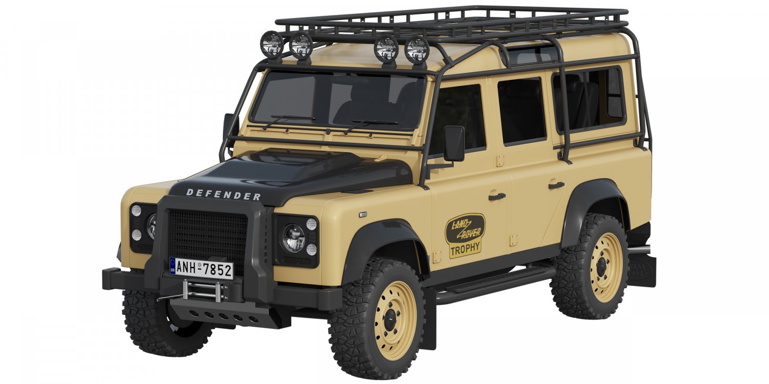 Land Rover Defender Works V8 Trophy 3D Models in SUV 3DExport