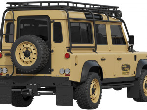 land rover defender works v8 trophy Modelo 3D