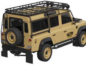 land rover defender works v8 trophy Modelo 3D