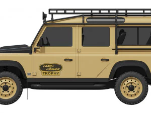 Land Rover Defender Works v8 трофей 3D Модель