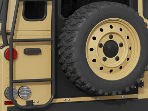 Land Rover Defender Works v8 трофей 3D Модель