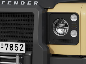 land rover defender works v8 trophy Modelo 3D