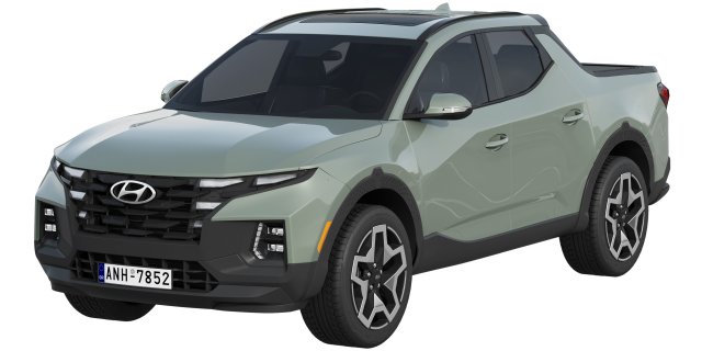 hyundai santa cruz Modelo 3D .c4d .max .obj .3ds .fbx .stl .blend 