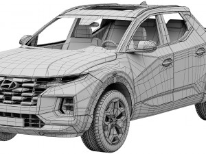 hyundai santa cruz Modelo 3D