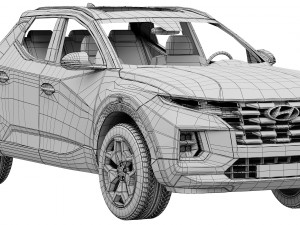 hyundai santa cruz Modelo 3D