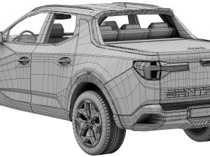 hyundai santa cruz Modelo 3D