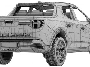 hyundai santa cruz Modelo 3D