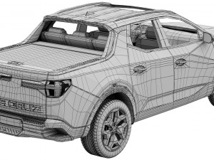 hyundai santa cruz Modelo 3D