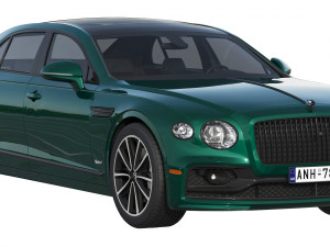 bentley flying spur hybrid 2022 Model 3D