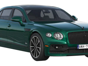 bentley flying spur hybrid 2022 3D Model