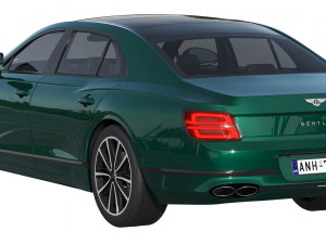 bentley flying spur hybrid 2022 Model 3D