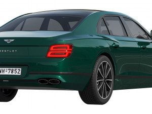 bentley flying spur hybrid 2022 Model 3D