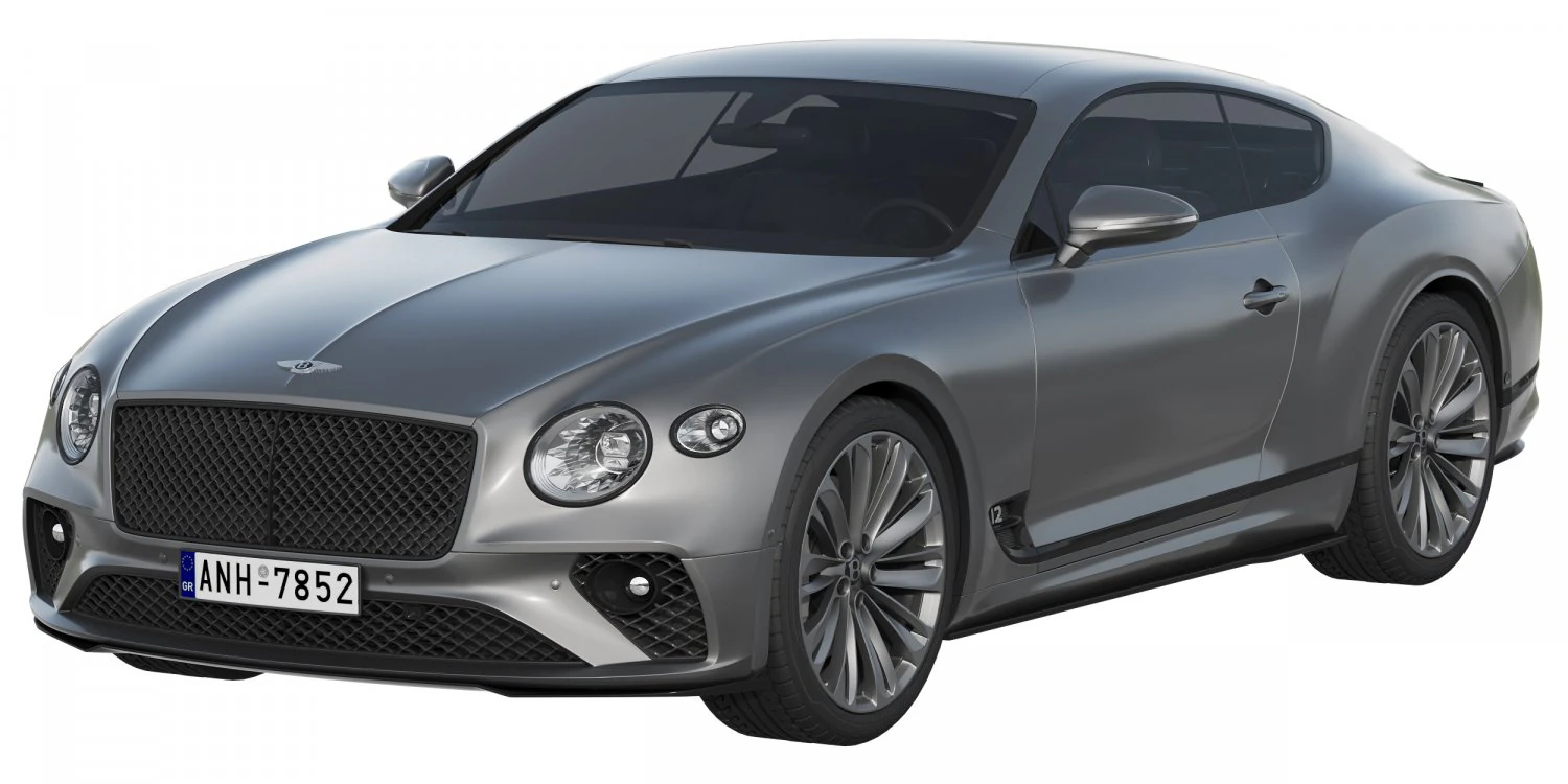 Bentley Continental GT Speed 3D Model .c4d .max .obj .3ds .fbx .stl .blend 