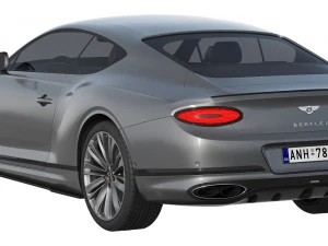 Bentley Continental GT Speed 3D Model