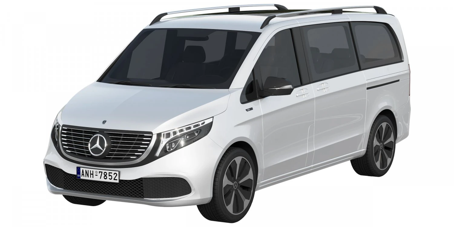 Mercedes-Benz EQV 3D Model .c4d .max .obj .3ds .fbx .stl .blend 