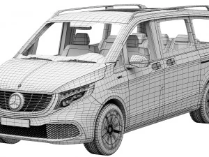 Mercedes-Benz EQV 3D Model