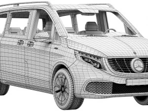 Mercedes-Benz EQV 3D Model