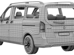 Mercedes-Benz EQV 3D Модель