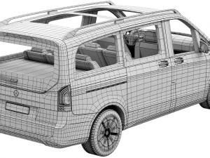 Mercedes-Benz EQV 3D Model