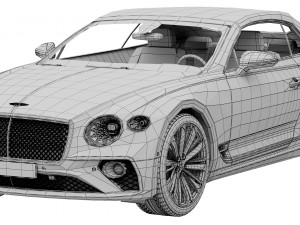 Bentley Continental GT Speed Convertible 3Dモデル